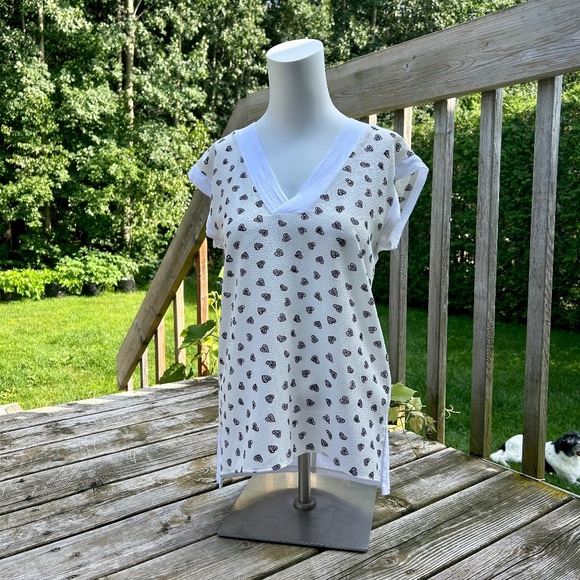 Melissa Nepton ⎮ Hearts prints blouse - Picture 1 of 9